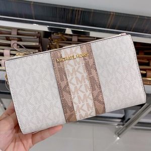 Michael Kors Jet set travel double zip wristlet